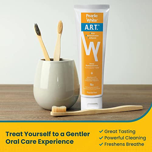 Pearlie White Active Remineralization Fluoride Free Toothpaste 3.8oz