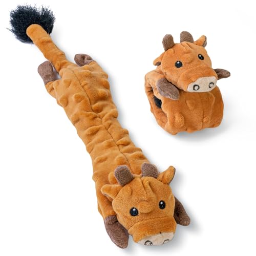 SHARLOVY Dog Bubble Plush Squeaky Toy