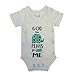 In His Hands Preemies-Organic Preemie Baby Girl or Boy Clothes-Unisex Onesie-'God Has Big...' NICU Nurse Approved Clothing White