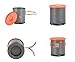 Fire-Maple FMC-XK6 Heat Exchanger Cookware Bright Color Foldable Handle 1L Outdoor Kettle Portable Camping Potthumb 1