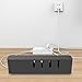 QICENT Cable Management Box Organizer USB Hub - Black