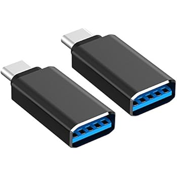 Rankie 2-Pack USB C Adapter Hi-speed USB Type C to USB-A 3.0, Black