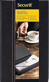 Securit MC-BPBOX-TR Trendy Bill Presenter Box PU Leather Easy Clean Dining view 4