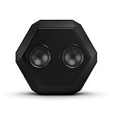 Boombotix Boombot REX Wireless Ultraportable Weatherproof Bluetooth Speaker for iPods Smartphones Tablets and Laptops - Pitch Black (Newest Version)