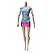Buytra 6 Pack Doll Accessories Handmade Fashion Shorts Pants Vest Outfit Clothes for Barbie Doll Girls' Birthday Gift
