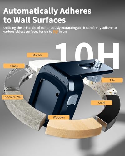 Tyrry 4 in 1 Laser Level with Dust Collecting Drill, Bubble Level, Electronic Vacuum Suction Cup and Wall Bracket, Rechargeable Leveling Tool for Hanging Pictures and Renovations