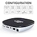 Android 8.1 TV Box,Dolamee F1 Smart tv Box 2GB RAM 16GB ROM Amlogic Quad Core 64bit Processor Smart Media Player,Support 4K 1080P 3D 2.4GHz WiFi 10/100M Ethernet LAN