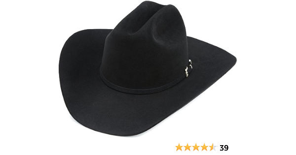RESISTOL Men's Black Gold Hat at Amazon 