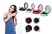 LOUISE MAELYS 1Pcs Folding Mini Pocket Hair Comb with Mirror Travel Set Gift Idea