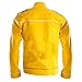Freddie Mercury Yellow Wembley Faux Leather Jacket Costume