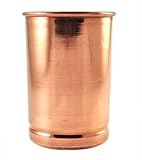 1 X handmade pure Copper glass cup for water india by Karmakara