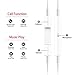 3.5 MM Earbuds/Earphones/Headphones, Premium in-Ear Wired Earphones with Remote & Mic Compatible Apple iPhone 6s/plus/6/5s/se/5c/iPad (White)thumb 2