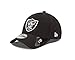 New Era NFL Oakland Raiders Team Classic 39THIRTY Stretch Fit Cap, Small/Medium, Black