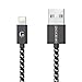 Go Beyond 10 Feet 8 Pin Data Sync and Charging Cable for iPhone 6/6 Plus, iPhone 5/5S/5C , iPad Mini, iPod Touch 5th Generation - Black Nylon