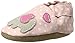 Robeez Baby Girls and Unisex Soft Soles Slip-Resistant Crib Shoes Slippers Moccasins for Infant and Toddler - Little Peanut - 12-18 Months
