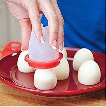Egglettes Egg Cooker - Hard Boiled Eggs without the Shell, 4 Egg Cups (Pack of 12) - Thumbnail 2