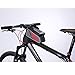 KUOKALE Bicycle Frame Bag Bike Front Tube Handlebar Bag 6.0 inch Touch Screen Mobile Phone Bag Bike Front Frame Large Capacity Storage Bag Bikes Accessories.