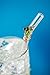 Hummingbird Glass Straws Caramel Frog on Clear Bent 9 in x 9.5 mm with Cleaning Brush