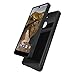 Essential Phone PH-1 Case, TUDIA [Ceramic Feel] Lightweight [GLOST] TPU Bumper Shock Absorption Cover Featuring [Tempered Glass Back Panel] for Essential Phone PH-1 (Black)