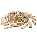 Lewo Wooden Building Blocks Set Children Educational Math Toys Board Games-54 Pieces
