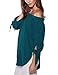 Just Quella Women's Off The Shoulder Top Blouse 8422