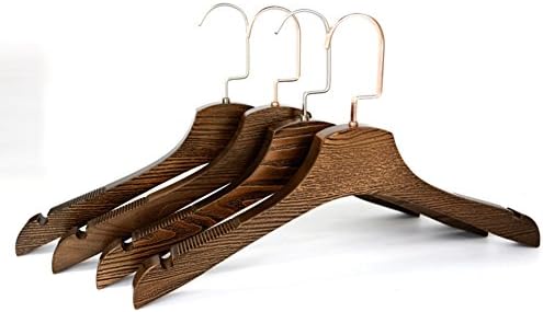 flat hook wood rack/Rose gold wooden clothing store household clothes pole/ thickened hanging-A