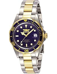 Reloj Invicta Pro Diver para hombre, acero inoxidable y tono dorado de 37.5 mm