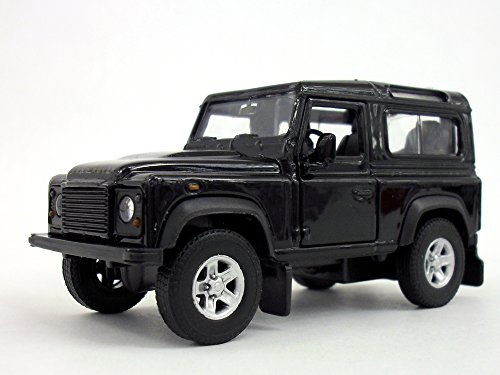 Land rover defender 1/32 scale diecast metal model - bl…