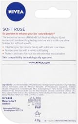 Nivea Lip Soft Rose Balm Jojoba Oil Moisturising Lip Care Rose Sheen view 15