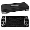 Glenmore-Step-Aerobic-Stepper-Exercise-Step-Up-Platform-Board-Adjustable-Bench-Height-Box-Bench-for-Home-Fitness-Training-Cardio-Workout-black-grey Glenmore Step Aerobic Stepper Exercise Step Up Platform Board Adjustable Bench Height Box Bench for Home Fitness…