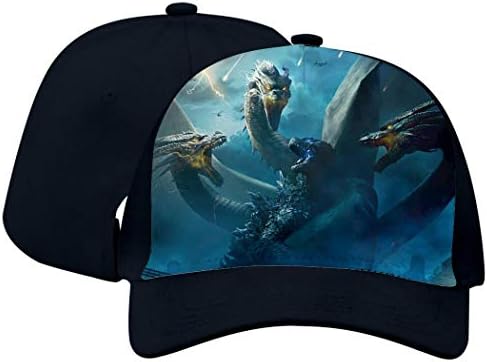 Godzilla ゴジラ メッシュ 野球帽 通勤族 アウトドア 日よけ おしゃれ ダブルボタンの調節
