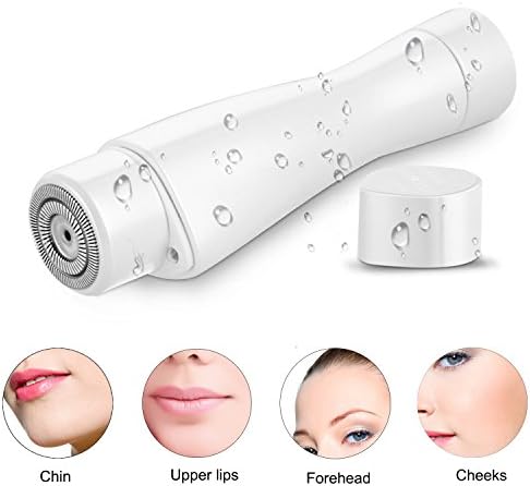 Kesouli Facial Hair Removal for Women, Waterproof Painless Flawless Face Hair Remover Epilator Electric Ladies Shaver with Built-in LED Light for Lip Chin Cheek Arm Leg Armpit Bikini, Wet and Dry