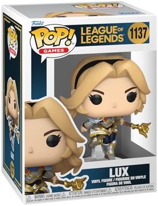 Pop! Jogos: League of Legends - Lux - Figura de vinil colecionável - Ideia de Presente - Merchandising Oficial - Brinquedos para Crianças e Adultos - Fãs de Videojogos - Boneca de Colecionador