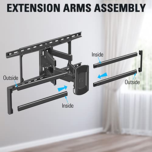 Mounting Dream UL Listed Full Motion TV Mount for Most 4270 Inch TVs