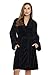 Just Love Kimono Robe Bath Robes for Women 6311-Black-S
