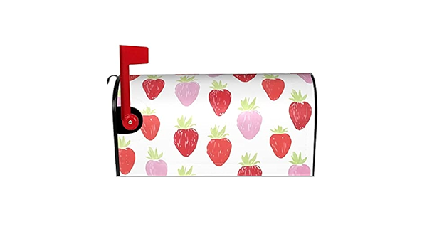 Amazon Com Cartoon Strawberry Print Magnetic Mailbox Cover Standard Size 21x18 Inches For Home Garden Outdoor Mailbox Waterproof Mailbox Protective Case Patio Lawn Garden
