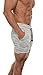 YoungLA Men's Bodybuilding Gym Workout Shorts 102 Marble M