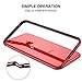 RANVOO iPhone 8 Premium Bumper Case, Compatible with iPhone 7, Flexible Protective Aluminum TPU Hybrid Bumper Frame [Support Wireless Charging] iPhone 8 Bumper & iPhone 7 Bumper, Red [Armor]