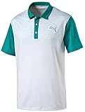 Puma Golf Men's GT Colorblock Fade Polo, Columbia, Large