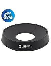 URBNFit Exercise Ball Base - Balance Ball Stand for Workouts or Use As an Office Chair at Your Desk - Create a Pregnancy Seat for Birthing Exercises, Yoga, Pilates