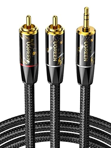 UGREEN RCA Cable 2RCA to Male Stereo Audio Adapter Nylon