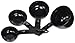 KitchenAid Plastic Measuring Spoon, Set of 5, Black