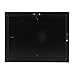 DesignOvation Kieva Solid Wood Document Frames, Distressed Black 8.5x11, Pack of 6