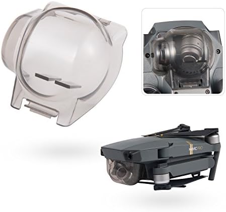 UZOPI DJI Mavic Pro Gimbal Lock Camera Fixed Guard Protector Transport Lens Cap Accessories (Transparent Grey)