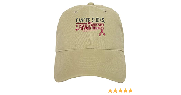CafePress Cancer Sucks Cap Baseball Cap 