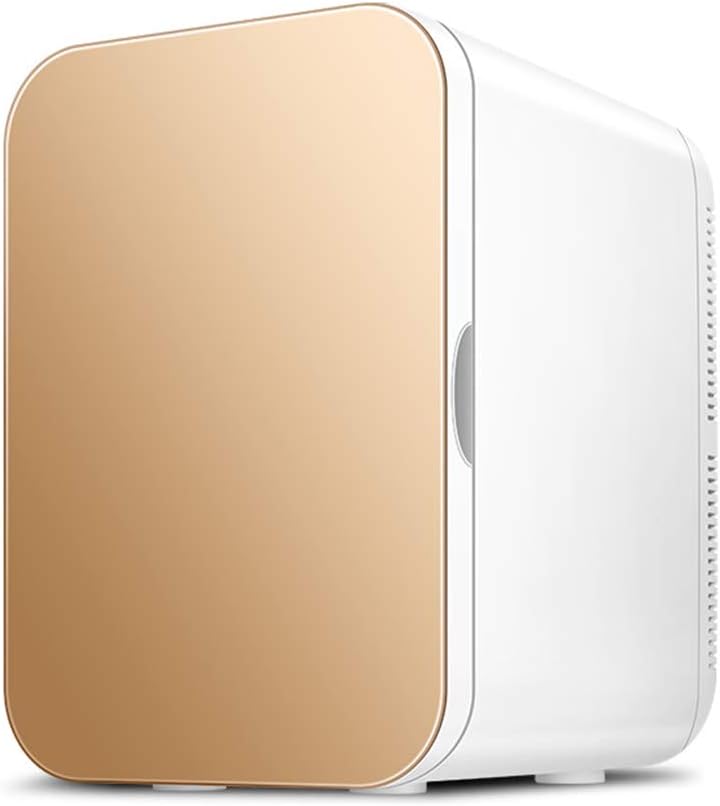 SXYY-20L Mini Student Dormitory Refrigerator, Car Small Refrigerator, Car Home Dual-Use, AC/DC Powered Thermoelectric System Cooler And Warmer, Dual-Core,Gold