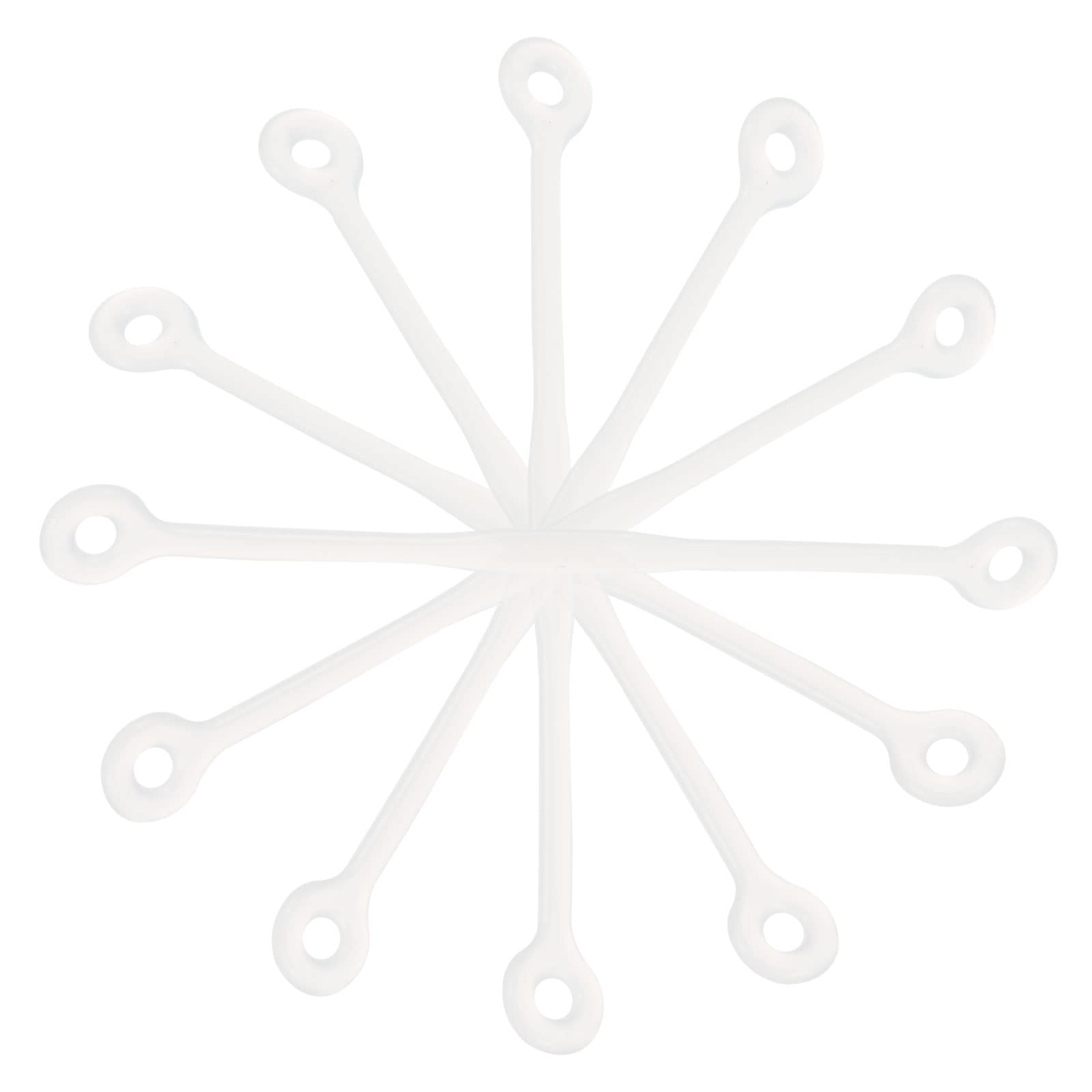 PATIKIL Tennis Dampener, 6 Pack Silicone Vibration Shock Absorber Racquet String Damping, Clear