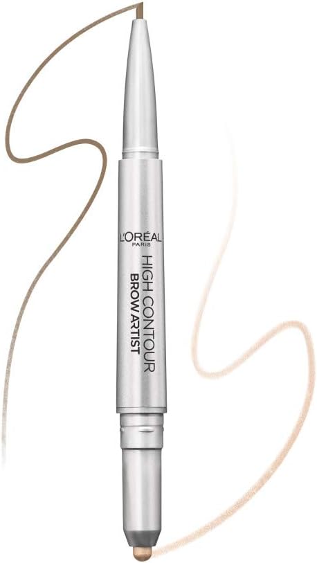 L'Oreal Paris High Contour Brow Pencil & Highlighter Duo 103 Warm Blonde - Image 4