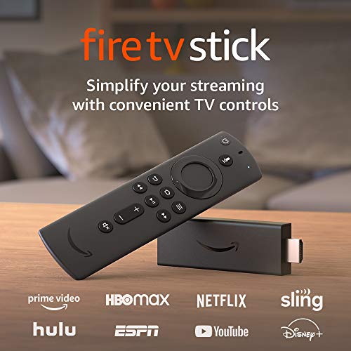 Certified Refurbished Fire TV Stick with Alexa Voice Remote (includes