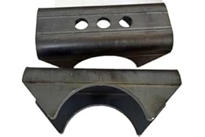 BARNES 4WD LEAF SPRING PERCHES 3 1/4" TUBE, 2 1/2" SPRING, 6" LONG